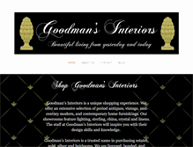 Tablet Screenshot of goodmansinteriors.com